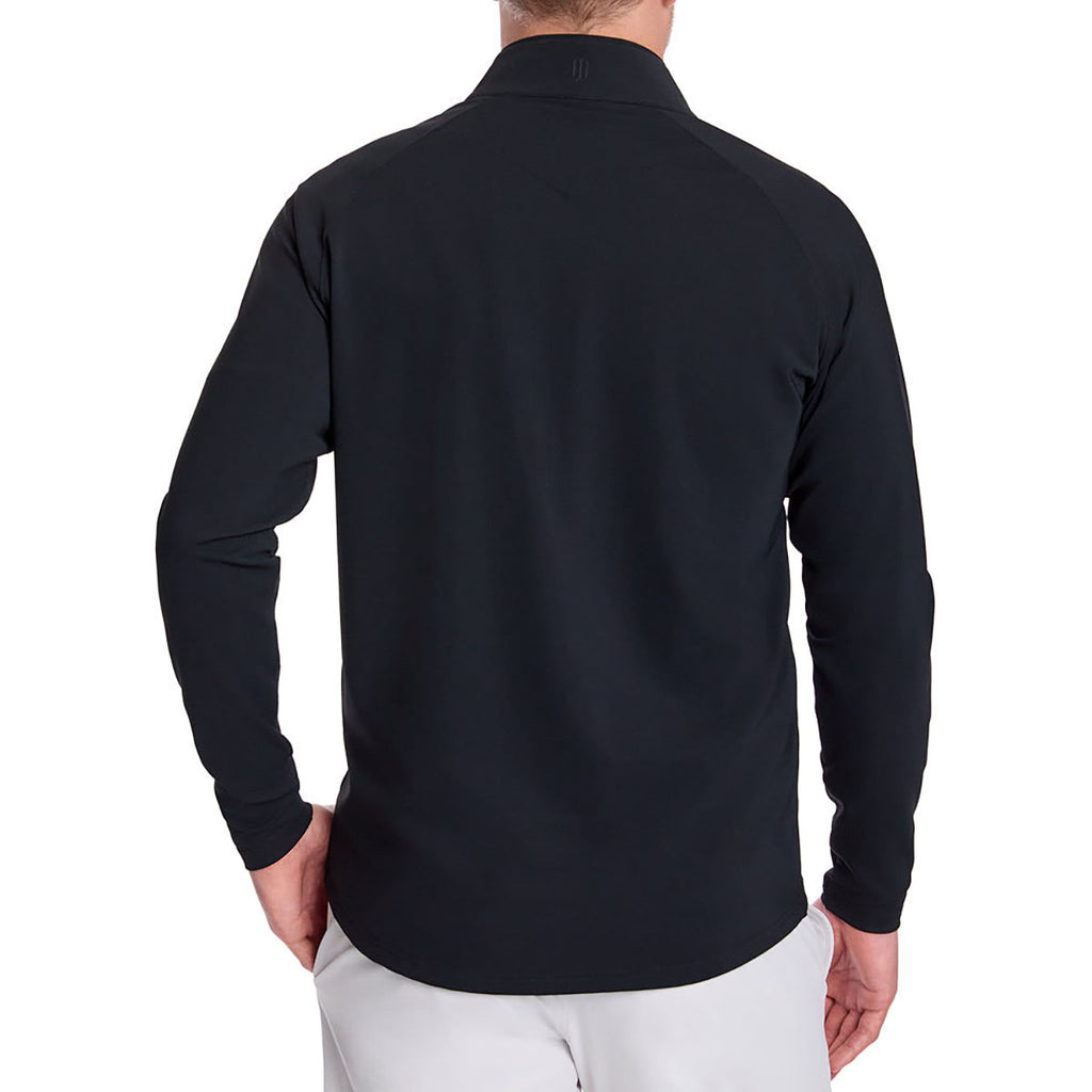 Holderness & Bourne Men's Black The Stuart Quarter-Zip