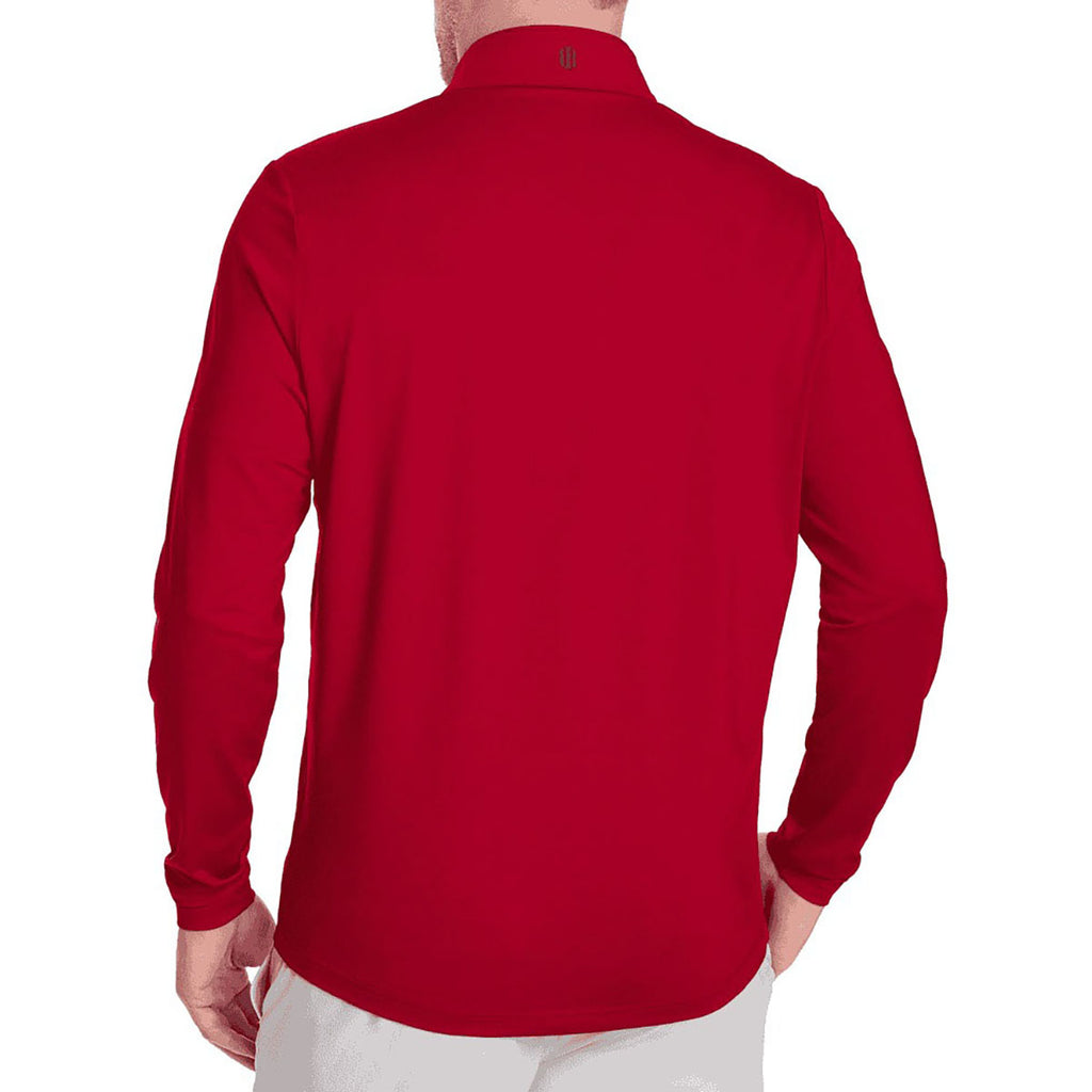 Holderness & Bourne Men's Heathered Liberty Red The Bell Pullover