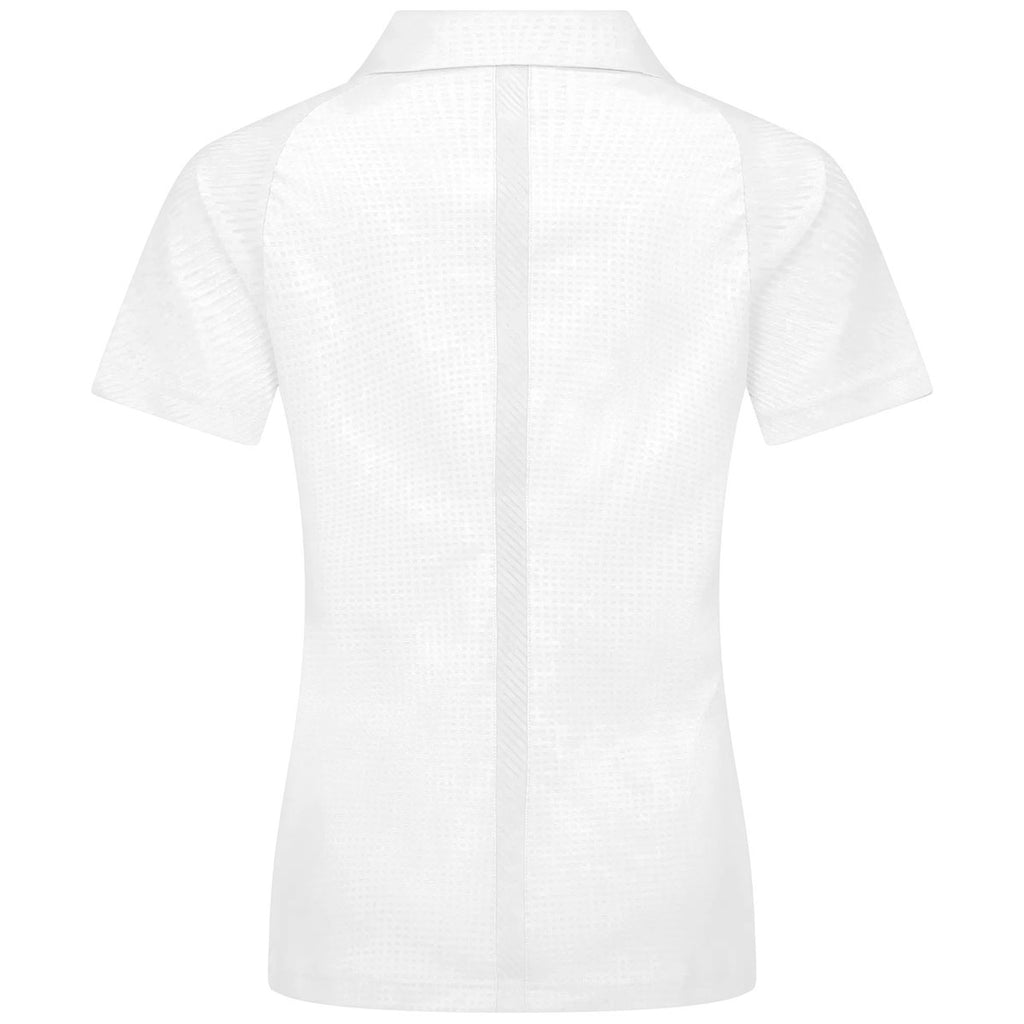 Levelwear Women's White Tandem Polo