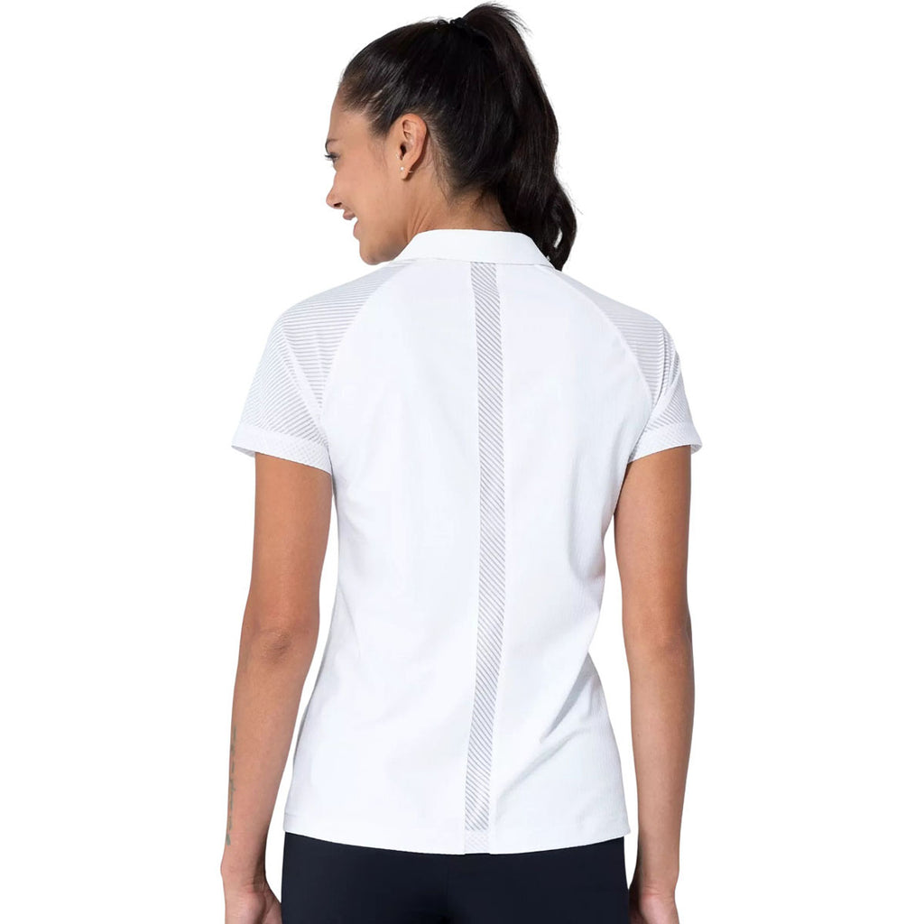 Levelwear Women's White Tandem Polo