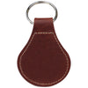 Heritage Gear Dark Brown Leather with Silver Metal Key Fob