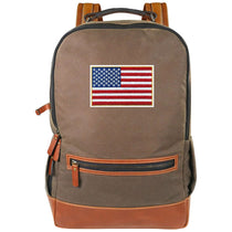 Heritage Gear Olive/Tan Waxed Canvas Backpack