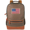 Heritage Gear Olive/Tan Waxed Canvas Backpack