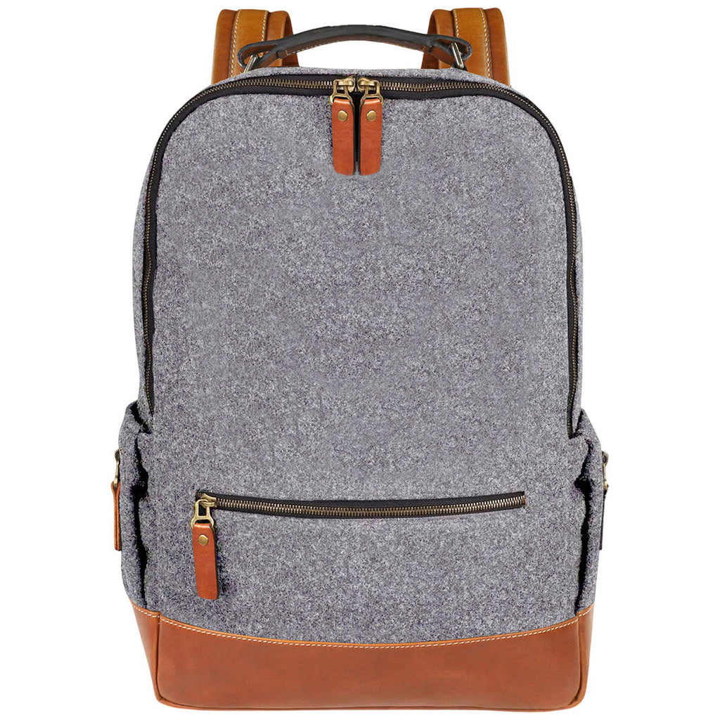 Heritage Gear Grey/Tan Wool Backpack