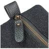 Heritage Gear Black/Black Wool Dopp Kit