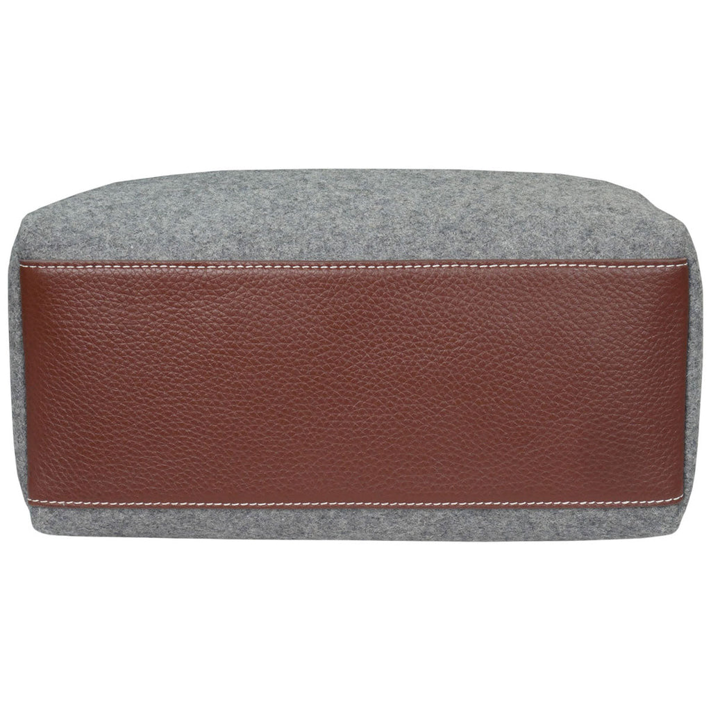 Heritage Gear Grey/Tan Wool Dopp Kit