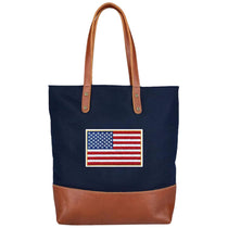 Heritage Gear Navy/Tan Wool Tote