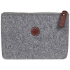 Heritage Gear Grey/Tan Wool Valuables Pouch