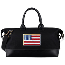Heritage Gear Black/Black Wool Weekender Duffle Bag