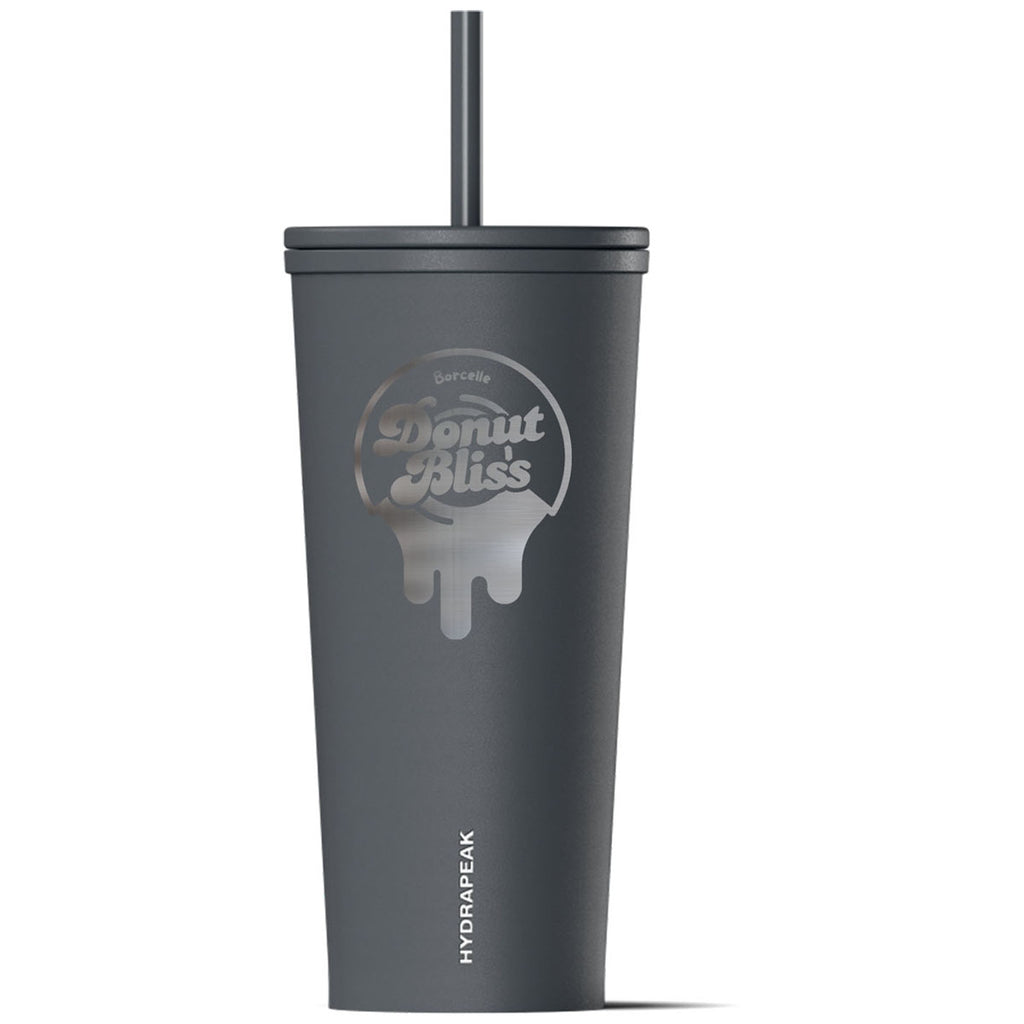 Hydrapeak Grey Matter 25oz Stainless Steel Travel Tumbler