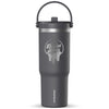 Hydrapeak Grey Matter 32oz Insulated Stainless Travel Tumbler