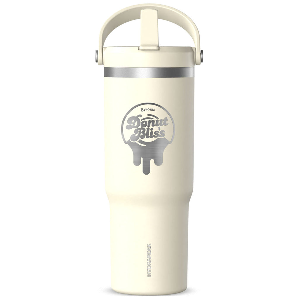 Hydrapeak Ivory 32oz Insulated Stainless Travel Tumbler