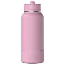 Hydrapeak Cotton Pink 32oz Insulated Water Bottle w/ Straw Lid