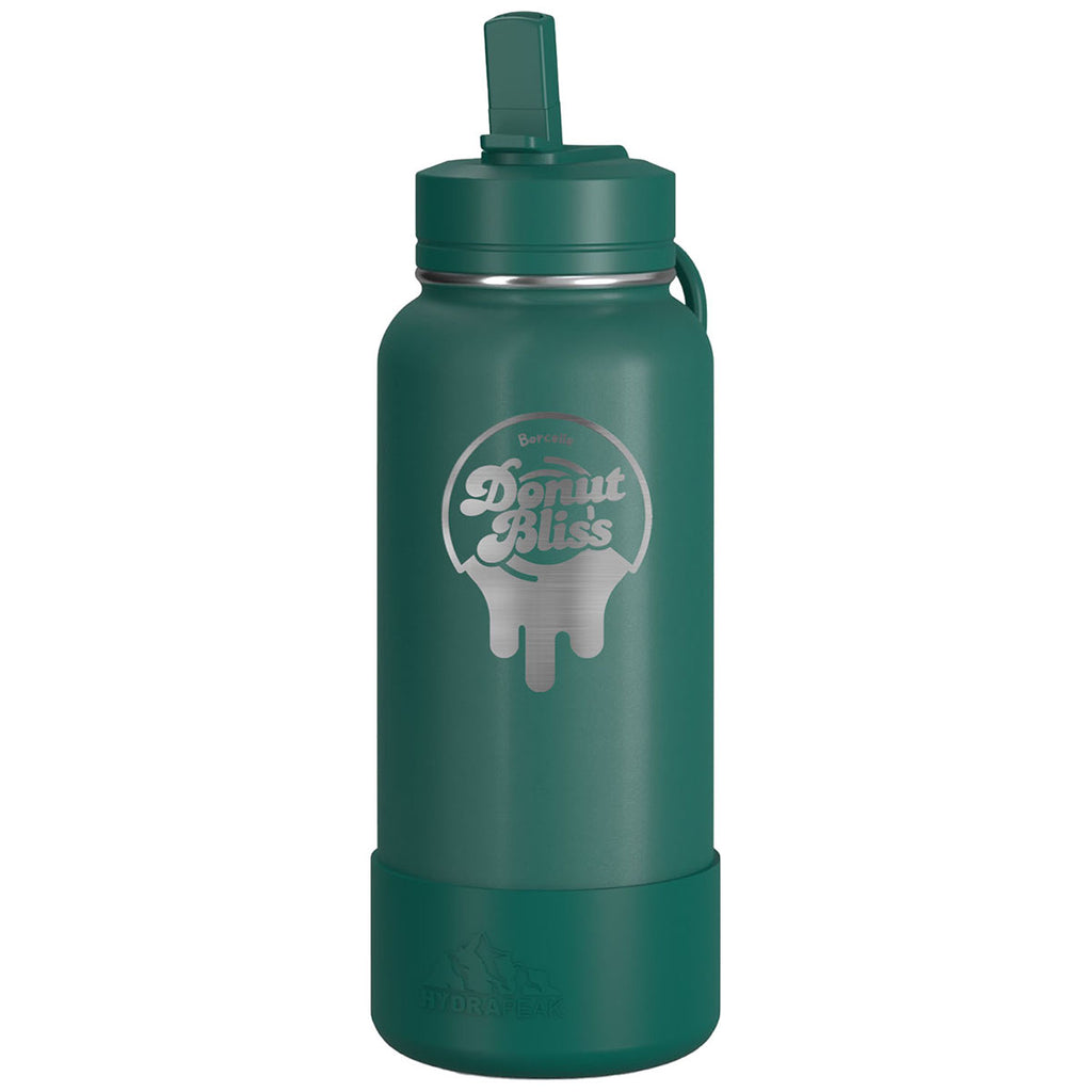 Hydrapeak Forest 32oz Insulated Water Bottle w/ Straw Lid
