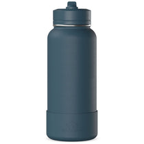 Hydrapeak French Navy 32oz Insulated Water Bottle w/ Straw Lid