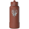 Hydrapeak Gingerbread 32oz Insulated Water Bottle w/ Straw Lid