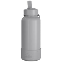 Hydrapeak Grey 32oz Insulated Water Bottle w/ Straw Lid