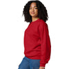 Jerzees Unisex True Red Ultimate CVC Crewneck Sweatshirt