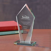 Crystal Clear Pierce Award - Small