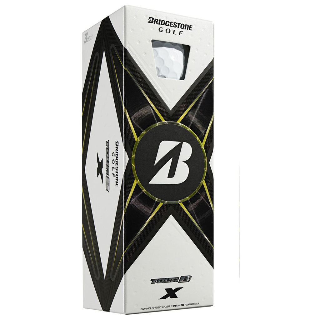 Bridgestone White Tour B X Golf Balls (One Dozen)