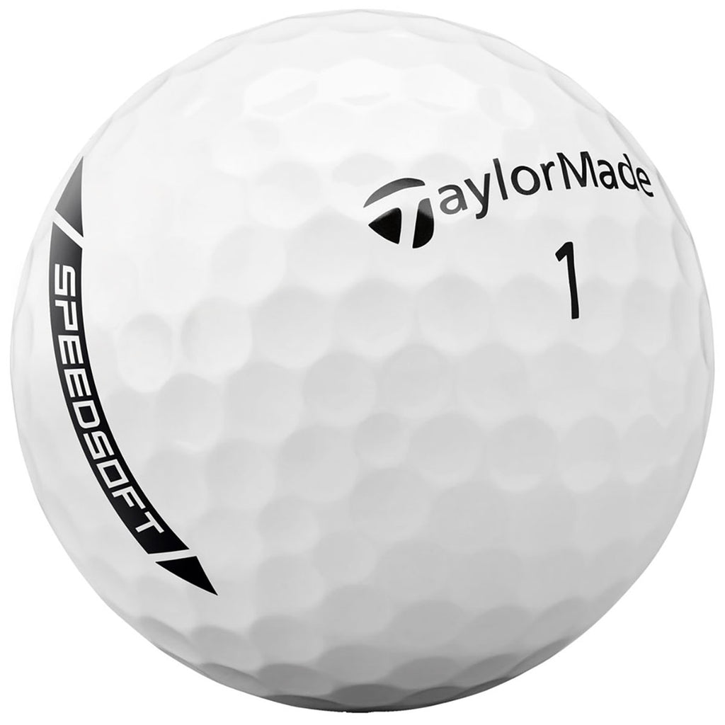 TaylorMade White SpeedSoft Golf Balls (One Dozen)