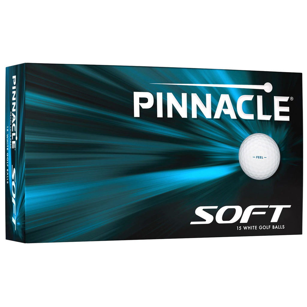 Pinnacle White Soft Golf Balls (15 Ball Pack)