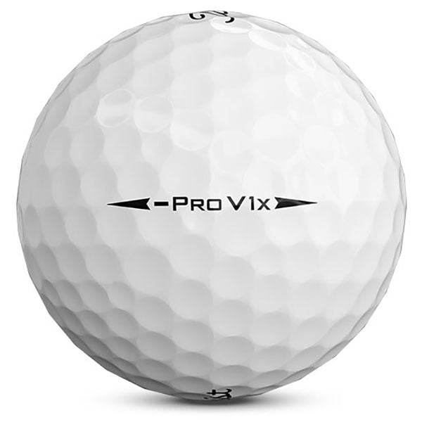 Titleist White Pro V1x Left Dash Golf Balls (One Dozen)