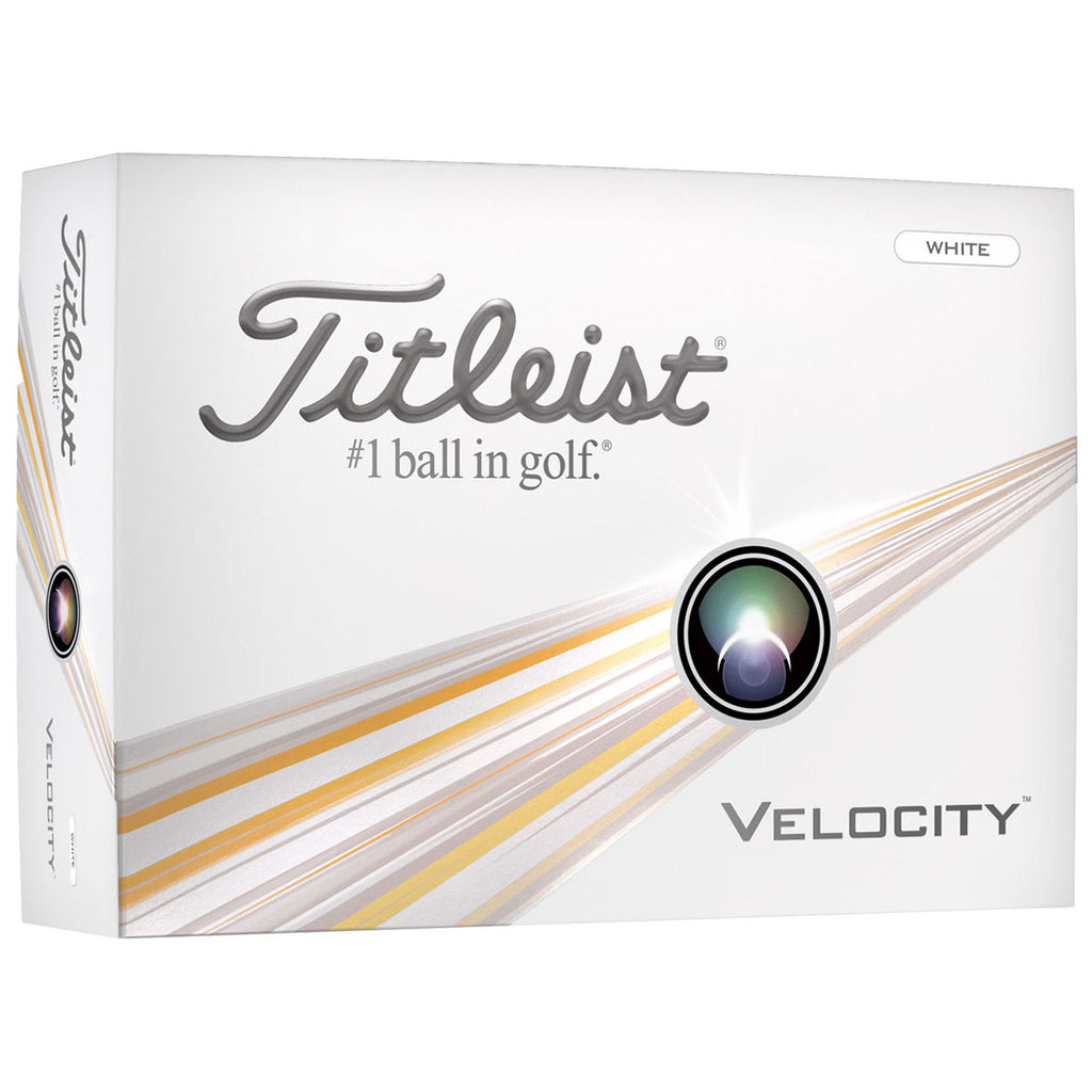 Titleist White Velocity Golf Balls (One Dozen)