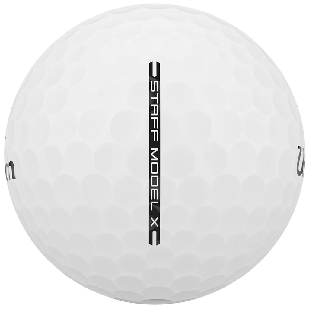 Wilson White Staff Model X Golf Balls (One Dozen)