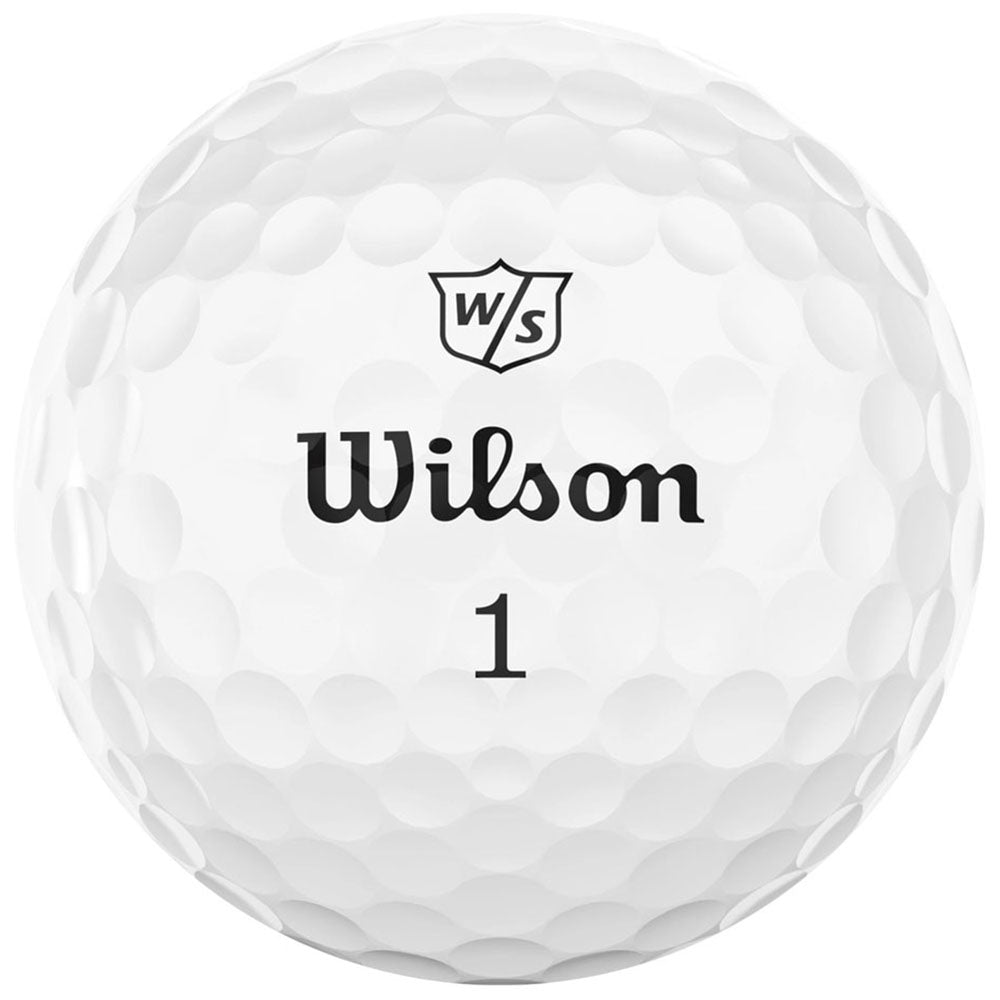 Wilson White Triad Golf Balls (One Dozen)