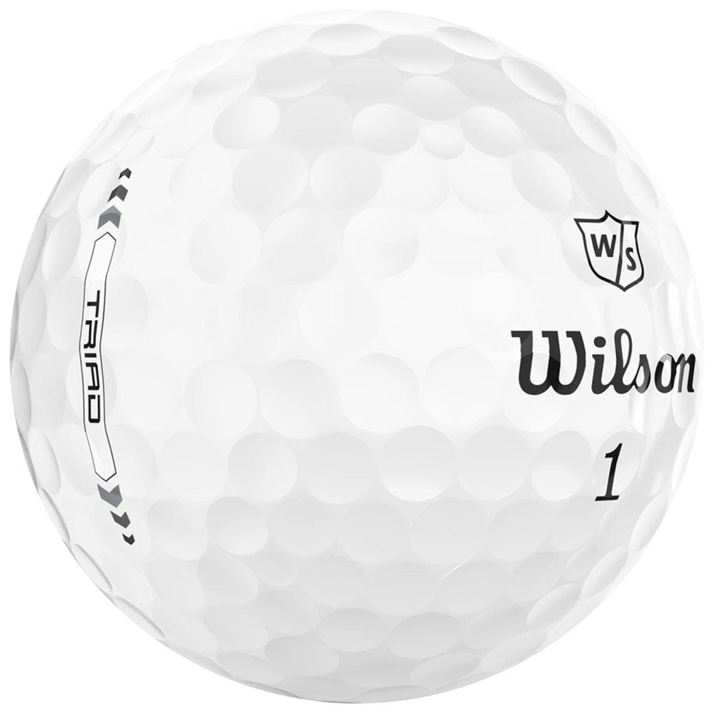 Wilson White Triad Golf Balls (One Dozen)