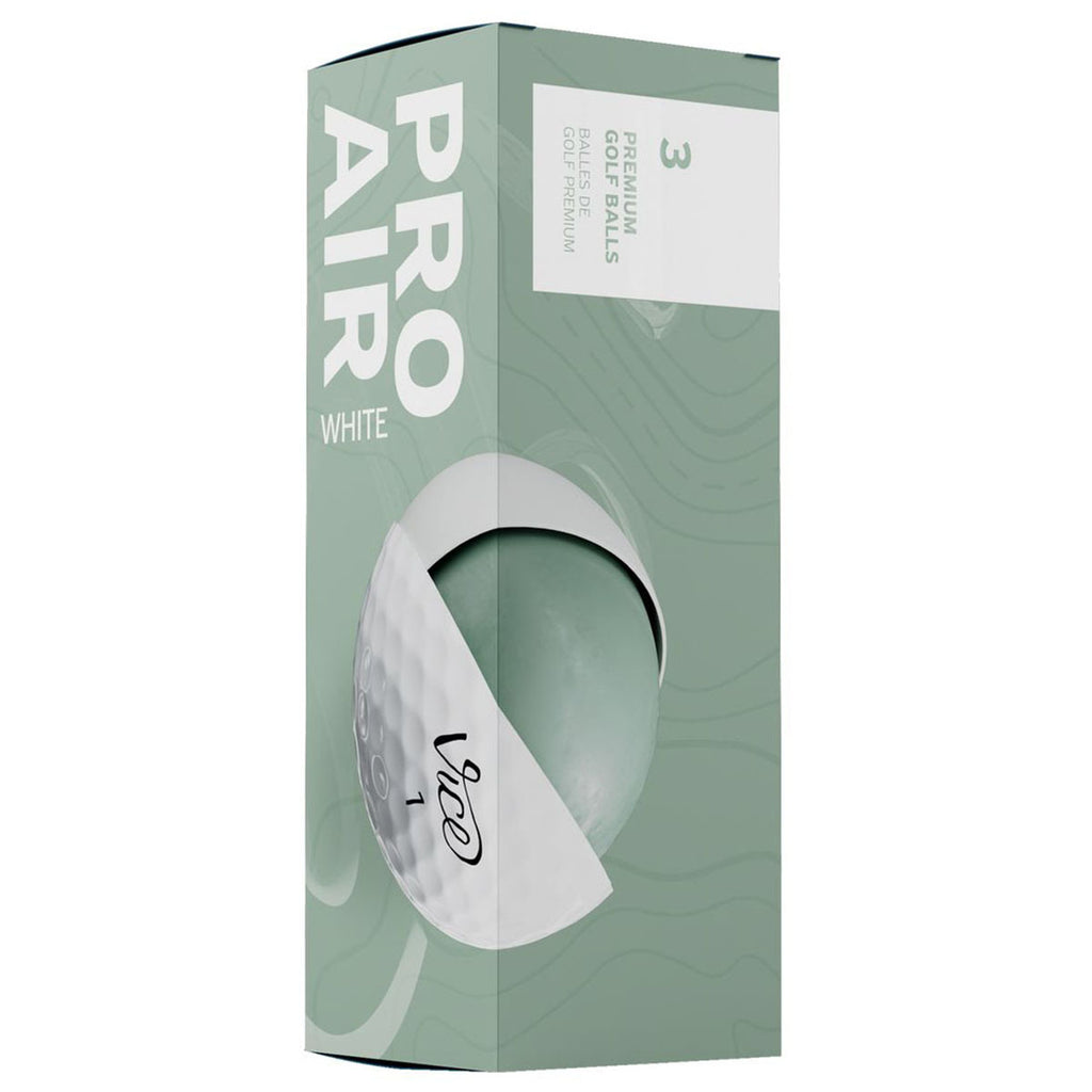 Vice White Pro Air Golf Balls (One Dozen)