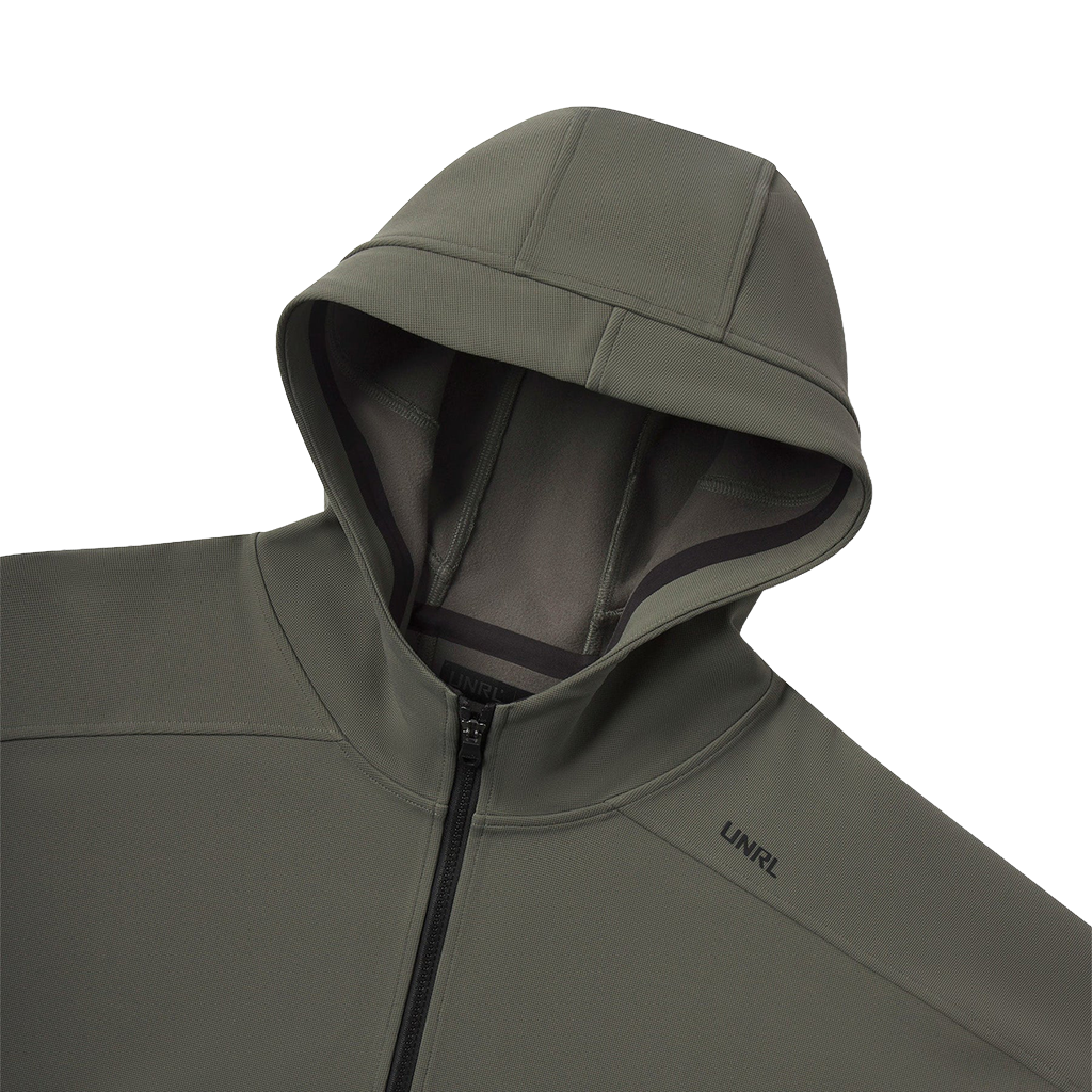UNRL Men's Hazel Green Impact Full-Zip