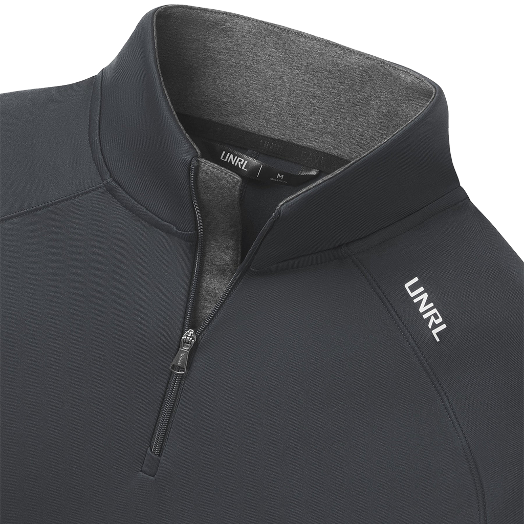UNRL Men's Asphalt Interlock Quarter Zip