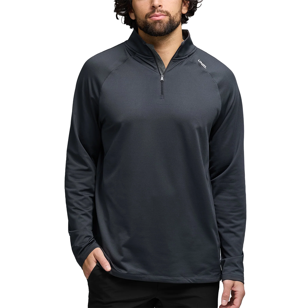 UNRL Men's Asphalt Interlock Quarter Zip