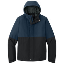 Port Authority Men's Dress Blue Navy/Deep Black Insulated Heavy Ripstop Jacket