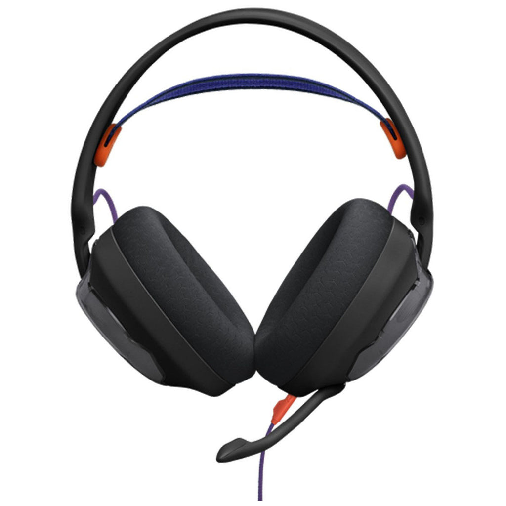 JBL Black Quantum 250 Wired Over-Ear Gaming Headset with Flip-Up Mic