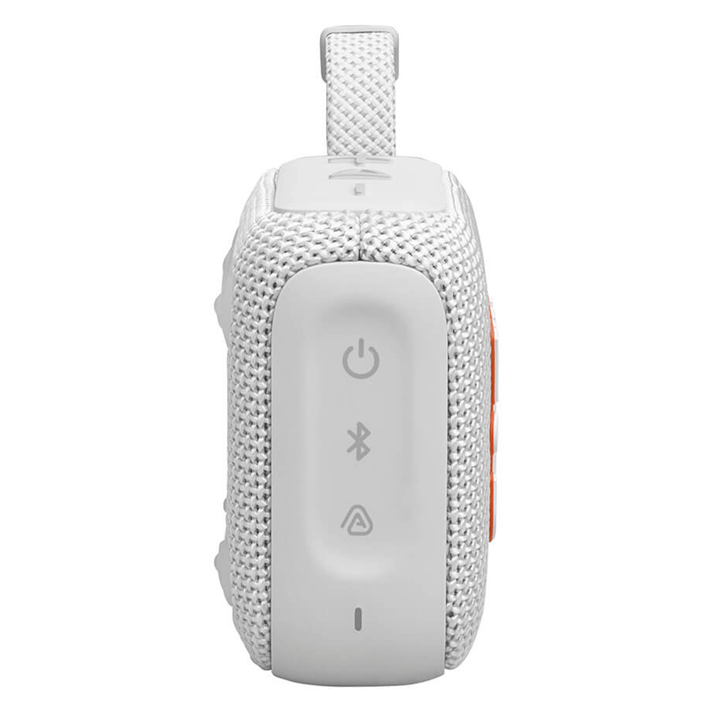 JBL Go 4 White Bluetooth Portable Speaker