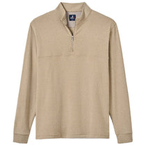 Johnnie-O Men's Almond Mikey Performance Quarter Zip Pullover