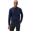 Johnnie-O Men's Navy Willard Drirelease Crewneck Sweatshirt