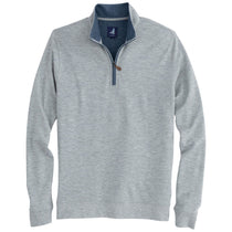 Johnnie-O Men's Light Grey Sully 1/4 Zip Pullover