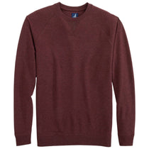 Johnnie-O Men's Maroon Freeman Fleece Crewneck Sweatshirt