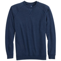 Johnnie-O Men's Midnight Navy Freeman Fleece Crewneck Sweatshirt