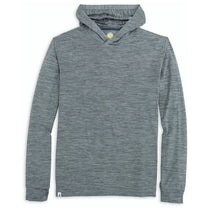 Johnnie-O Men's Heather Black Talon Featherweight Performance Hoodie