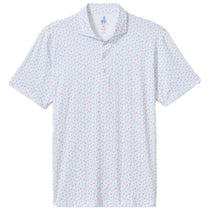 Johnnie-O Men's White Pin Up Performance Featherweight Polo