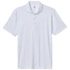 Johnnie-O Men's White Pin Up Performance Featherweight Polo
