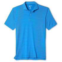 Johnnie-O Men's Iris Blue Beau Stripe Performance Jersey Polo