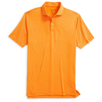 Johnnie-O Men's Orange 1 Beau Stripe Performance Jersey Polo