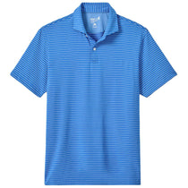 Johnnie-O Men's Palisades Blue Beau Stripe Performance Jersey Polo