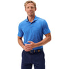 Johnnie-O Men's Palisades Blue Beau Stripe Performance Jersey Polo
